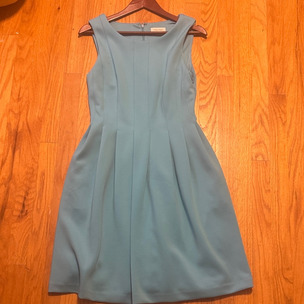 Calvin Klein Light Blue Midi Dress